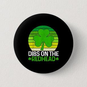 Badge Rond 5 Cm Saint-Patrick vintage journee irlandaise trèfle di