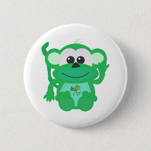 Badge Rond 5 Cm Saint Pattys Day Goofkins singe