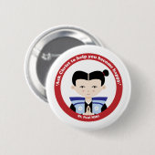 Badge Rond 5 Cm Saint Paul Miki (Devant & derrière)