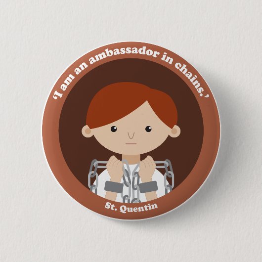 Badge Rond 5 Cm Saint-Quentin (Devant)