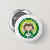 Badge Rond 5 Cm Saint Raphaël l'Archange (Devant & derrière)