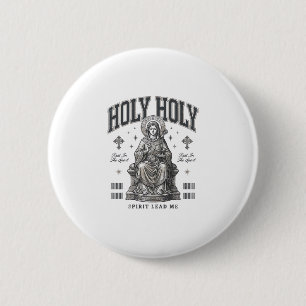 Badge Rond 5 Cm Saint Saint Gravure Vintage Design de T-Shirt Reli