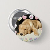 Badge Rond 5 Cm Saint Valentin (Devant & derrière)
