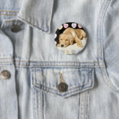 Badge Rond 5 Cm Saint Valentin (En situation)