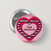 Badge Rond 5 Cm Saint Valentin (Devant & derrière)