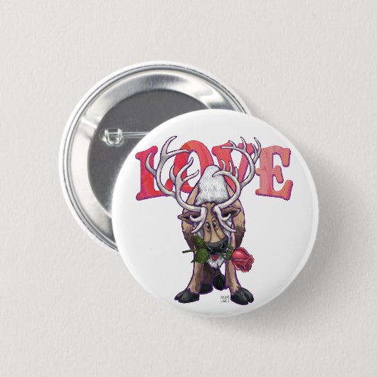 Badge Rond 5 Cm Saint Valentin (Devant & derrière)