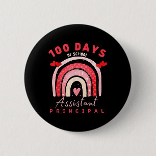 Badge Rond 5 Cm Saint Valentin 100 Jours D'École Istant Principal