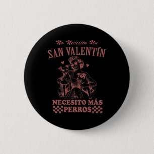 Badge Rond 5 Cm Saint-Valentin Espagnol Sauter Saint-Valentin J'ai