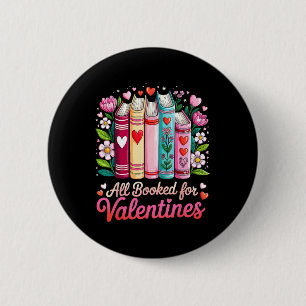 Badge Rond 5 Cm Saint-Valentin tout réservé pour le thé des amoure