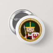 Badge Rond 5 Cm Saint-Venceslas (Devant & derrière)