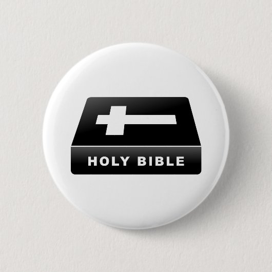 Badge Rond 5 Cm Sainte Bible (Devant)