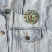 Badge Rond 5 Cm Sainte Brigitte d'Irlande (En situation)