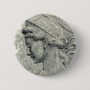 Badge Rond 5 Cm Sainte Cécile vierge et martyre
