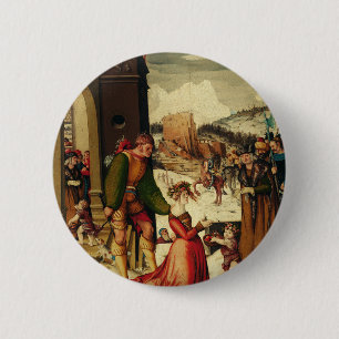 Badge Rond 5 Cm Sainte Dorothy de Césarée