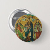 Badge Rond 5 Cm Saints Perpetua et Felicity (Devant & derrière)