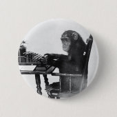 Badge Rond 5 Cm Saisie de singe (Devant)