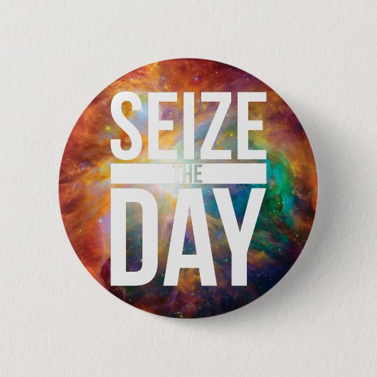 Badge Rond 5 Cm Saisir le jour de la nébuleuse (Devant)