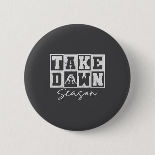 Badge Rond 5 Cm Saison de démolition vintage lutte hommes femmes e