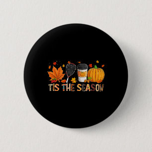 Badge Rond 5 Cm Saison Leopard Citrouille Racquetball Halloween au
