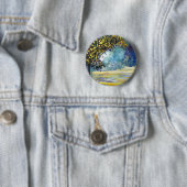 Badge Rond 5 Cm Saison printemps 1 (En situation)