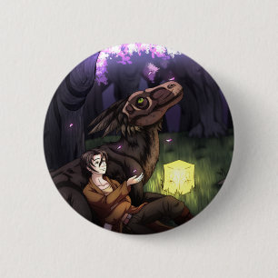 Badge Rond 5 Cm Saison Sakura