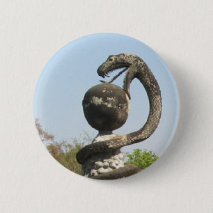 Badge Rond 5 Cm Sala Keo Kou, Nong Khai, Thaïlande