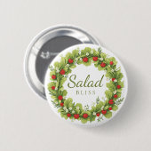 Badge Rond 5 Cm Salade Bliss (Devant & derrière)