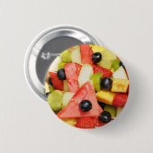 Badge Rond 5 Cm salade de fruits (Devant & derrière)