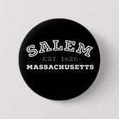 Badge Rond 5 Cm Salem le Massachusetts (Devant)