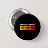 Badge Rond 5 Cm Salsa Salsa Bachata Merengue Danse (Devant & derrière)