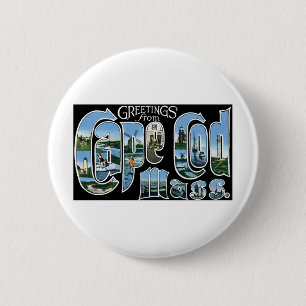 Badge Rond 5 Cm Salut de Cape Cod
