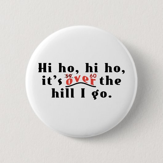 Badge Rond 5 Cm Salut Ho 60 (Devant)