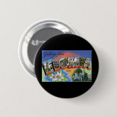 Badge Rond 5 Cm Salutations de la Floride (Devant & derrière)