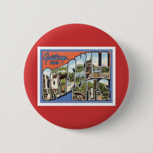 Badge Rond 5 Cm Salutations des montagnes de Catskill