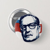 Badge Rond 5 Cm Salvador Allende - Venceremos (Devant & derrière)