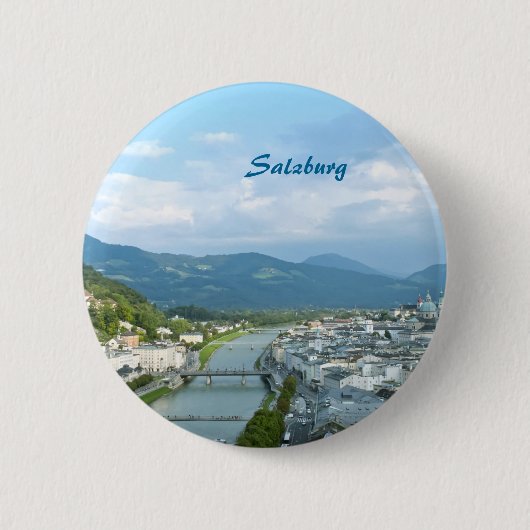 Badge Rond 5 Cm Salzbourg (Devant)