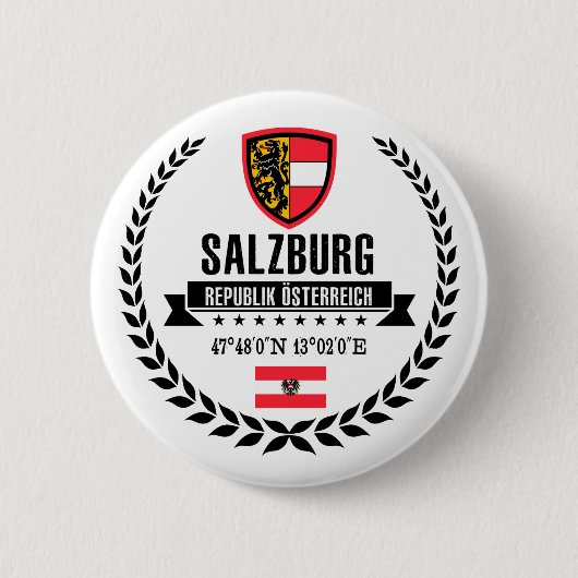 Badge Rond 5 Cm Salzbourg (Devant)