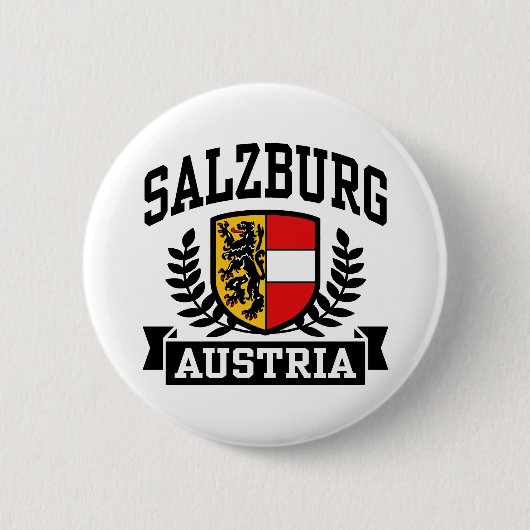 Badge Rond 5 Cm Salzbourg Autriche (Devant)