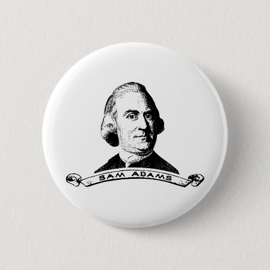 Badge Rond 5 Cm Sam Adams (Devant)