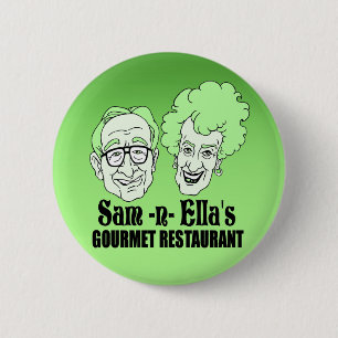 Badge Rond 5 Cm Sam - restaurant de n Ella
