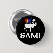 Badge Rond 5 Cm Sami, les personnes de huit saisons (Devant & derrière)