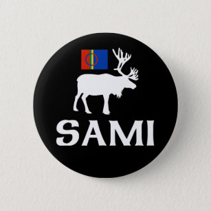 Badge Rond 5 Cm Sami, les personnes de huit saisons