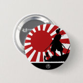 Badge Rond 5 Cm Samouraïs (Devant & derrière)