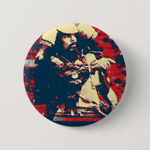 Badge Rond 5 Cm Samouraïs japonais de guerrier de bushido d'arts