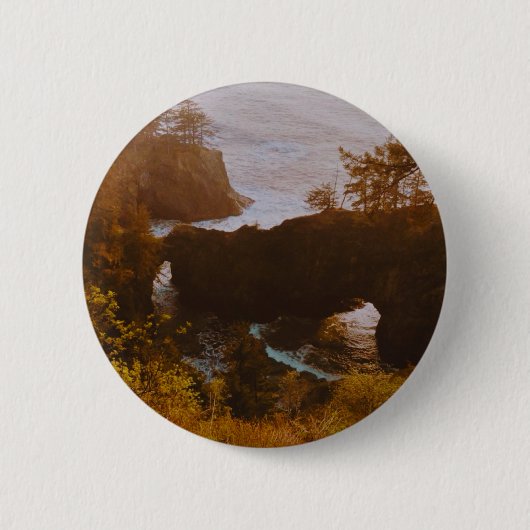 Badge Rond 5 Cm Samuel H. Boardman, côte de l'Oregon (Devant)