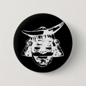Badge Rond 5 Cm Samurai (Devant)