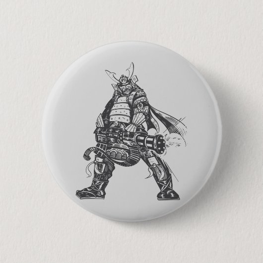 Badge Rond 5 Cm Samurai Gunner (Devant)