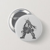 Badge Rond 5 Cm Samurai Gunner (Devant & derrière)
