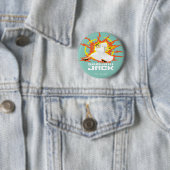 Badge Rond 5 Cm Samurai Jack Energy Graphic (En situation)