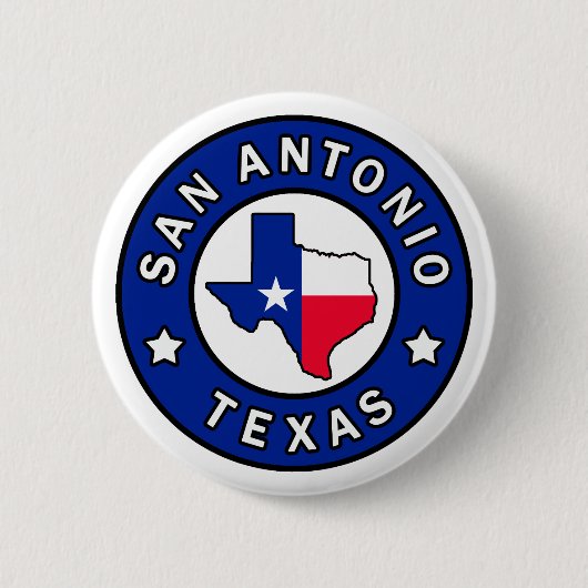 Badge Rond 5 Cm San Antonio Texas (Devant)
